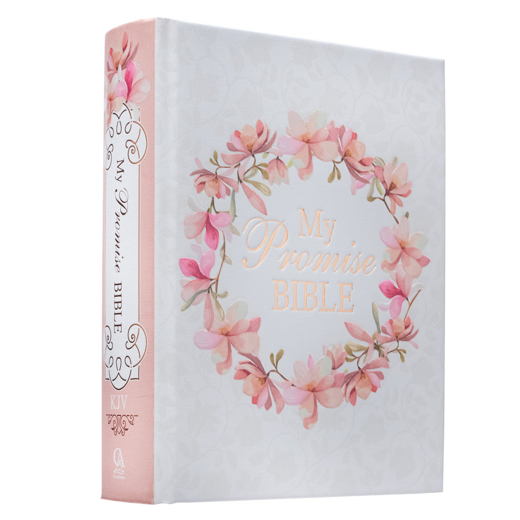 KJV My Promise Bible Large Print Pink Floral (Black Letter Edition)