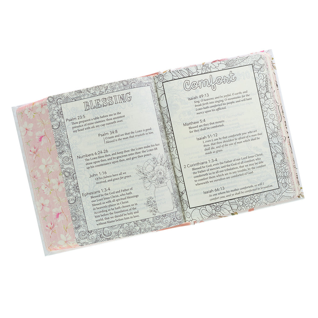KJV My Promise Bible Large Print Pink Floral (Black Letter Edition)