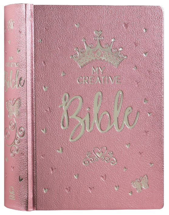 ESV My Creative Bible Pink Salsa Hardcover Luxleather