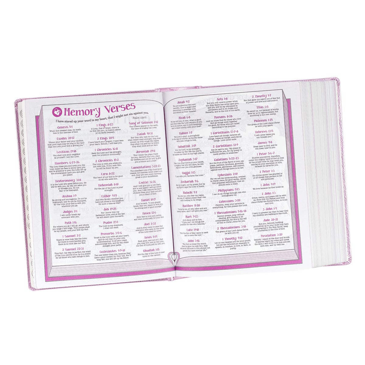 ESV My Creative Bible Pink Salsa Hardcover Luxleather