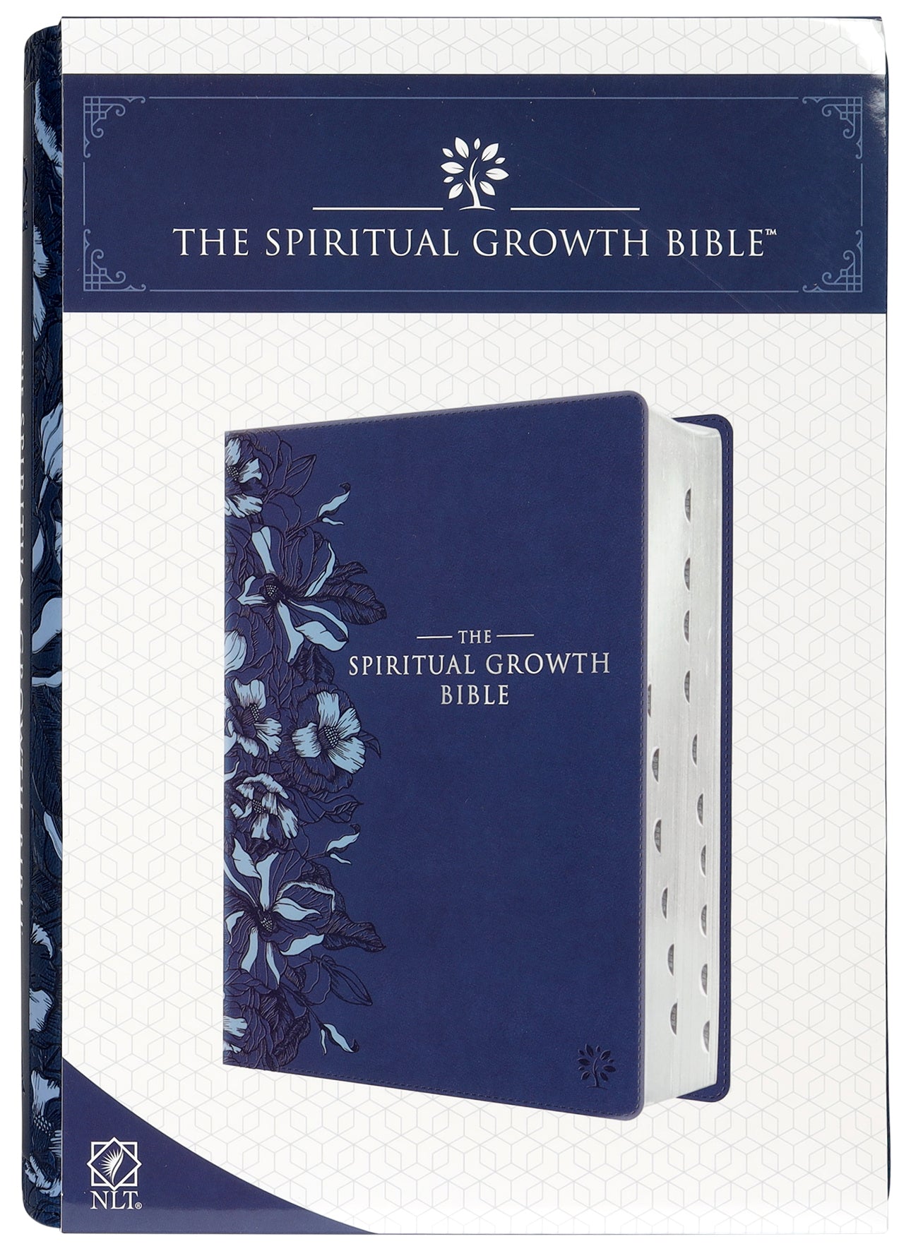 Navy Indexed NLT Study Bible for Spiritual Growth and devotion