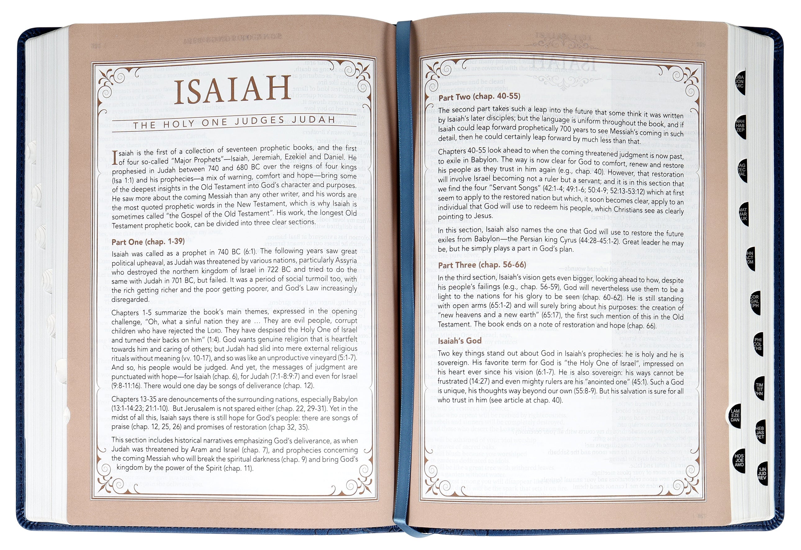 Bible study for Spiritual Growth with Navy Indexed NLT Study Bible