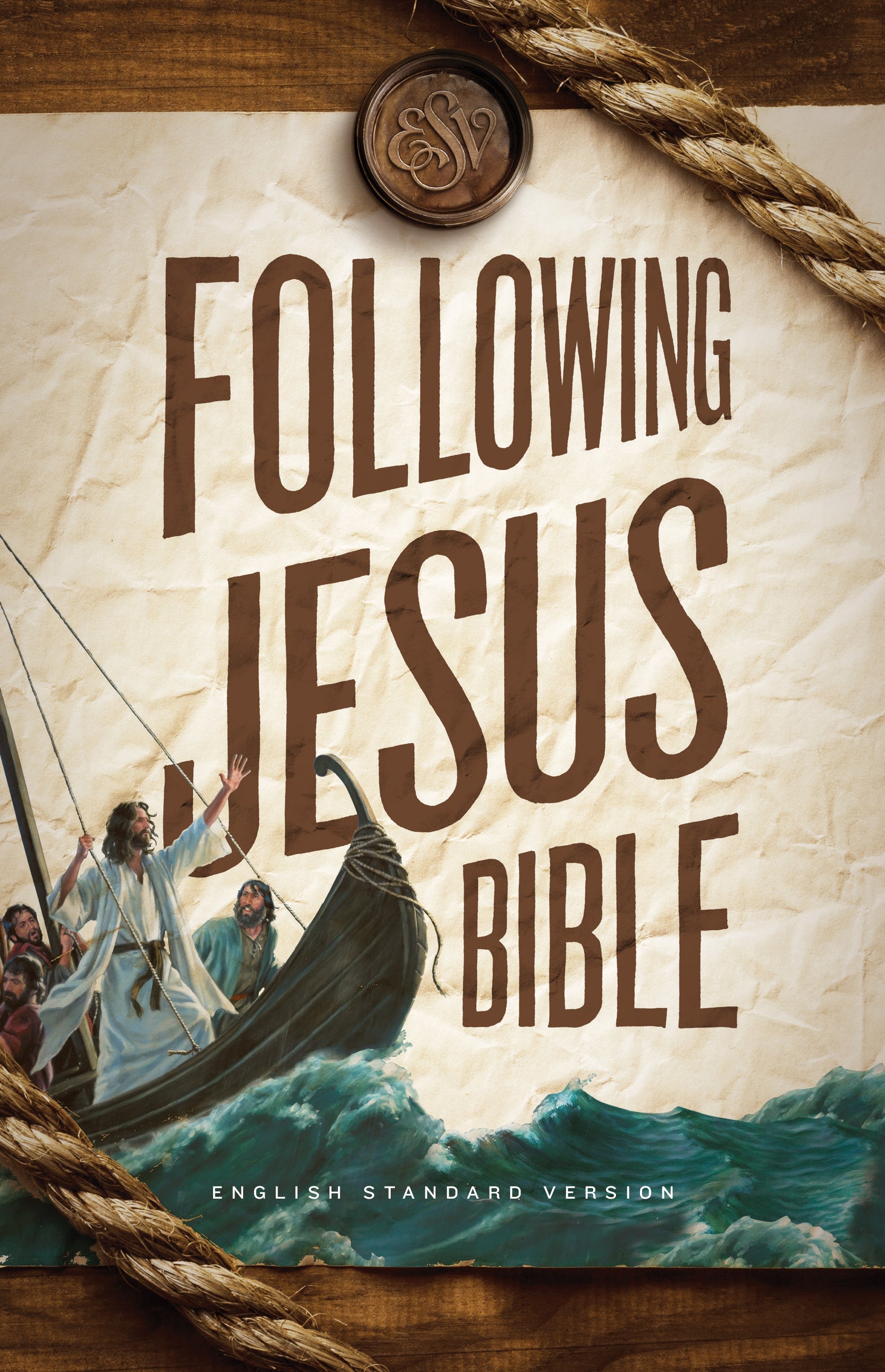 Black letter edition of the English Standard Version Following Jesus Bible