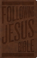 ESV Following Jesus Bible Trutone Brown (Black Letter Edition)
