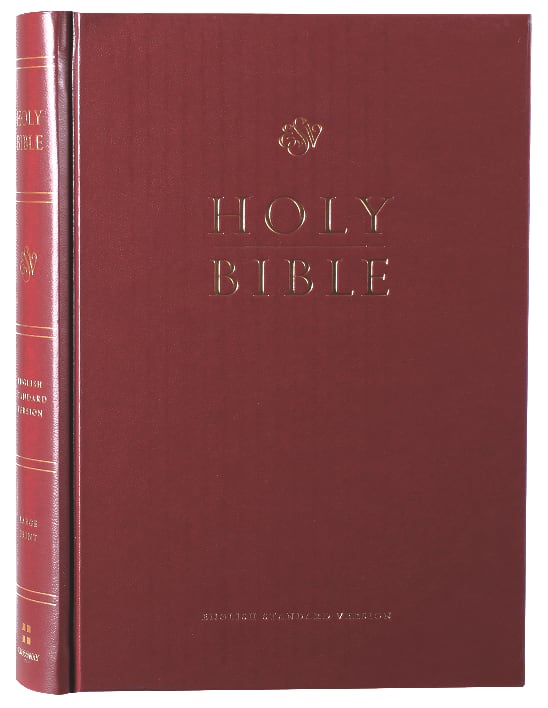 ESV Pew and Worship Bible Large Print Burgundy (Black Letter Edition)