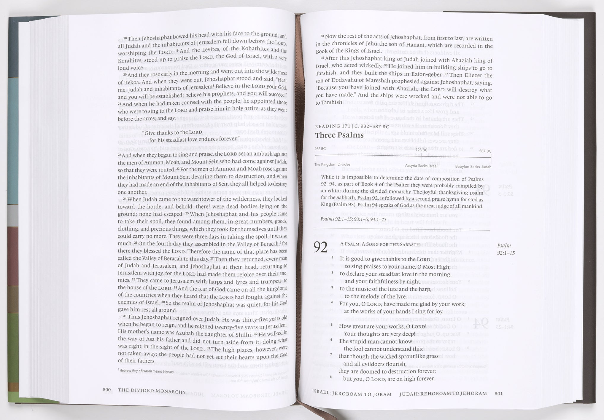 ESV Chronological Bible Brown