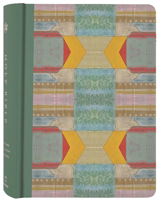 ESV Single Column Journaling Bible with artist series design by Jessica Bush, black letter edition.