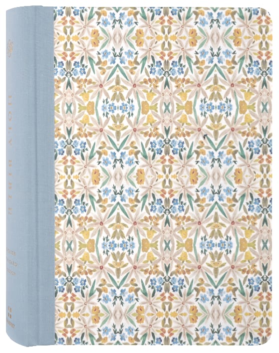 ESV Single Column Journaling Bible with artistic design by Jessica Bush