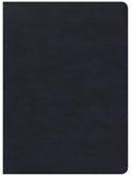 Elevate your faith with the Luxury CSB Christian Standard Bible, Worldview Study Bible, featuring navy leather binding.