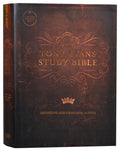 Experience luxury spirituality with the CSB Tony Evans Study Bible in black letter edition
