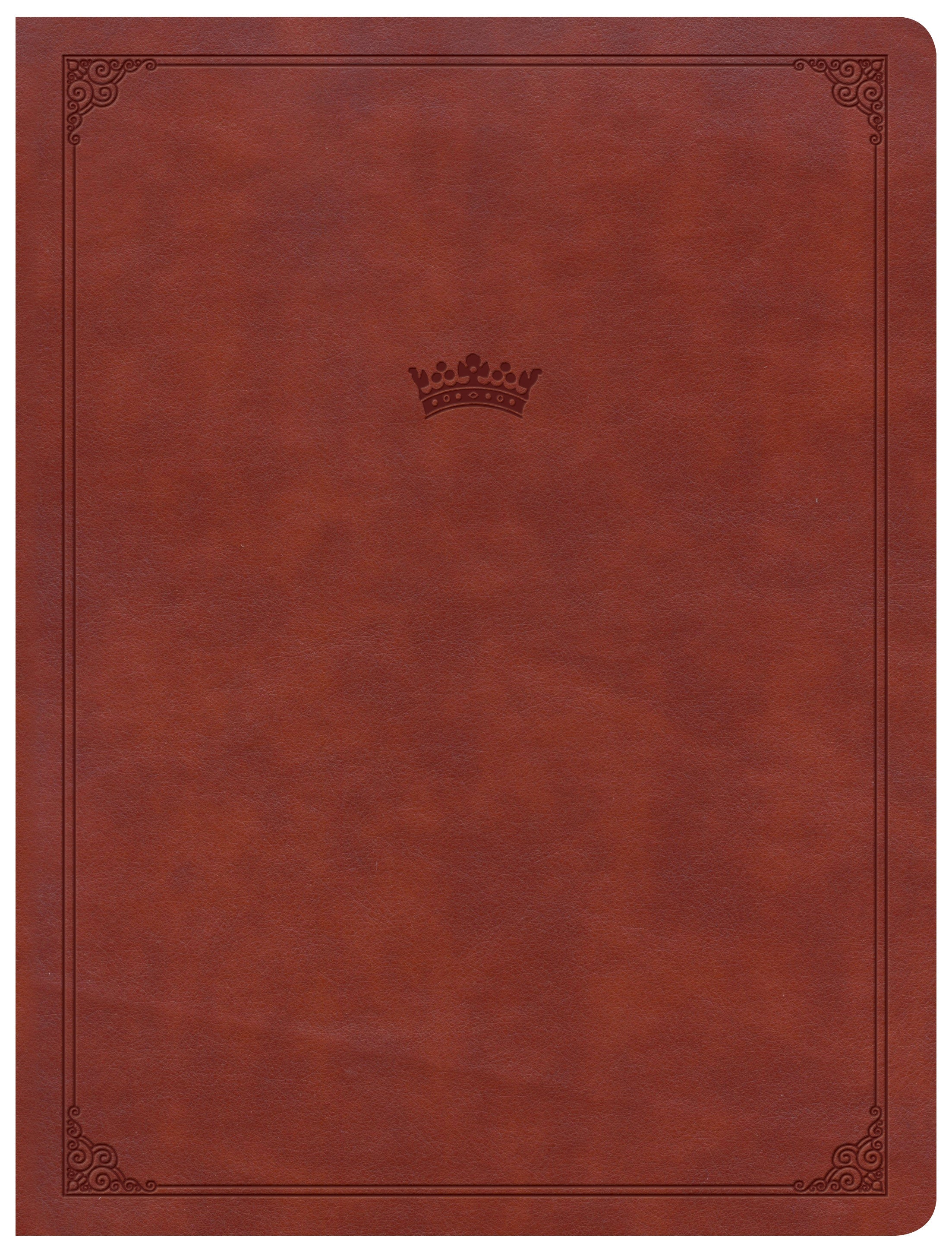 Luxury British Tan Leather Bound CSB Christian Standard Bible