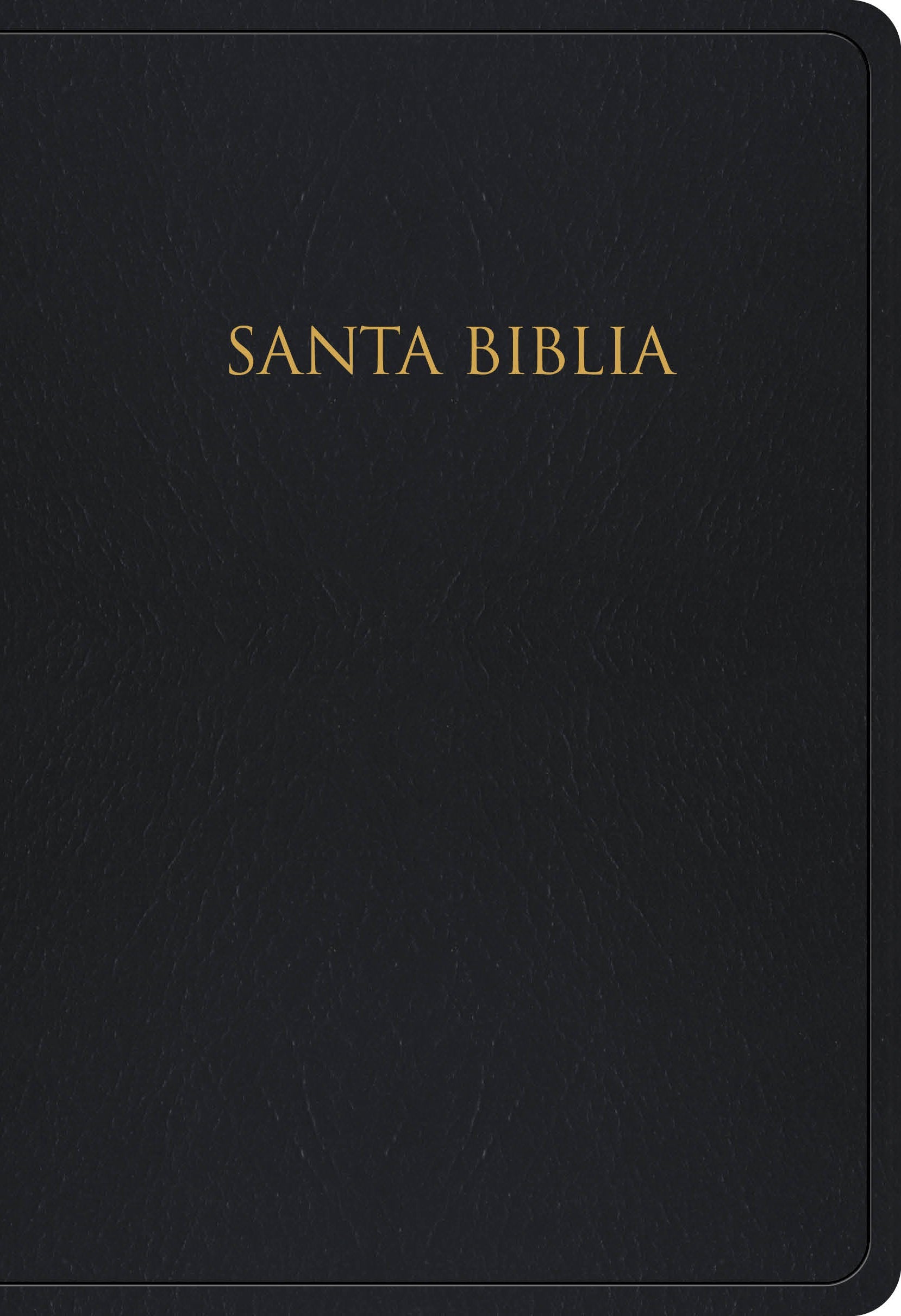 Reina Valera 1960 Spanish Holy Bible, black leather bound edition, for gifts and awards