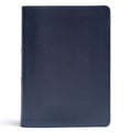 Elegant navy leather-bound She Reads Truth Bible for women, designed for luxury and devotion.