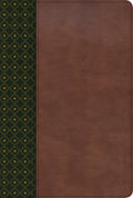 Professional dark brown and chestnut bonded leather Scofield Study Bible, RVR 1960 edition