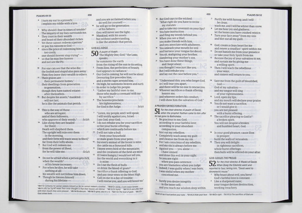 Sophisticated Black Letter CSB Pew Bible High-End Bible
