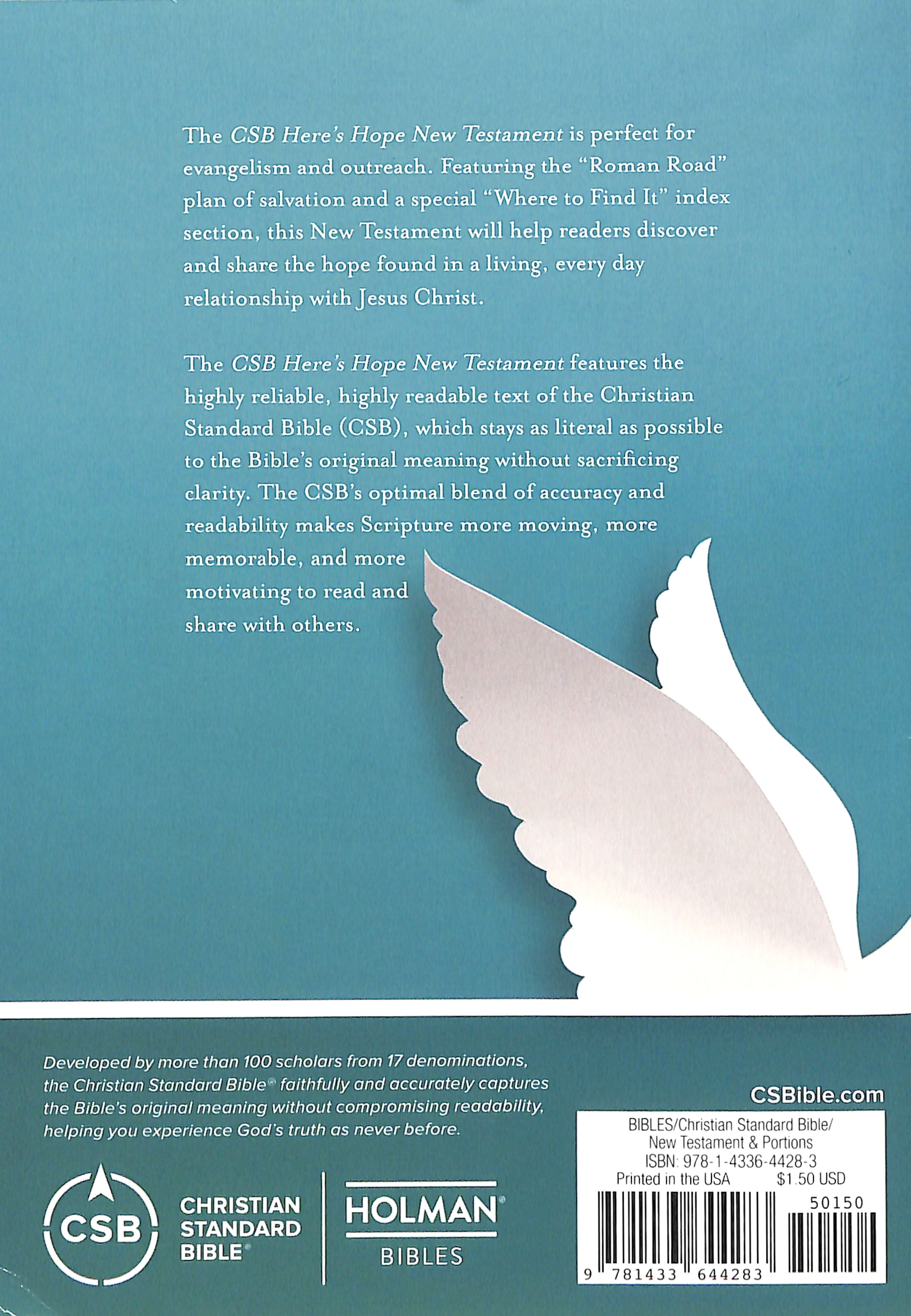 High-quality pages of Luxury Christian Standard Bible, CSB Here's Hope New Testament edition.