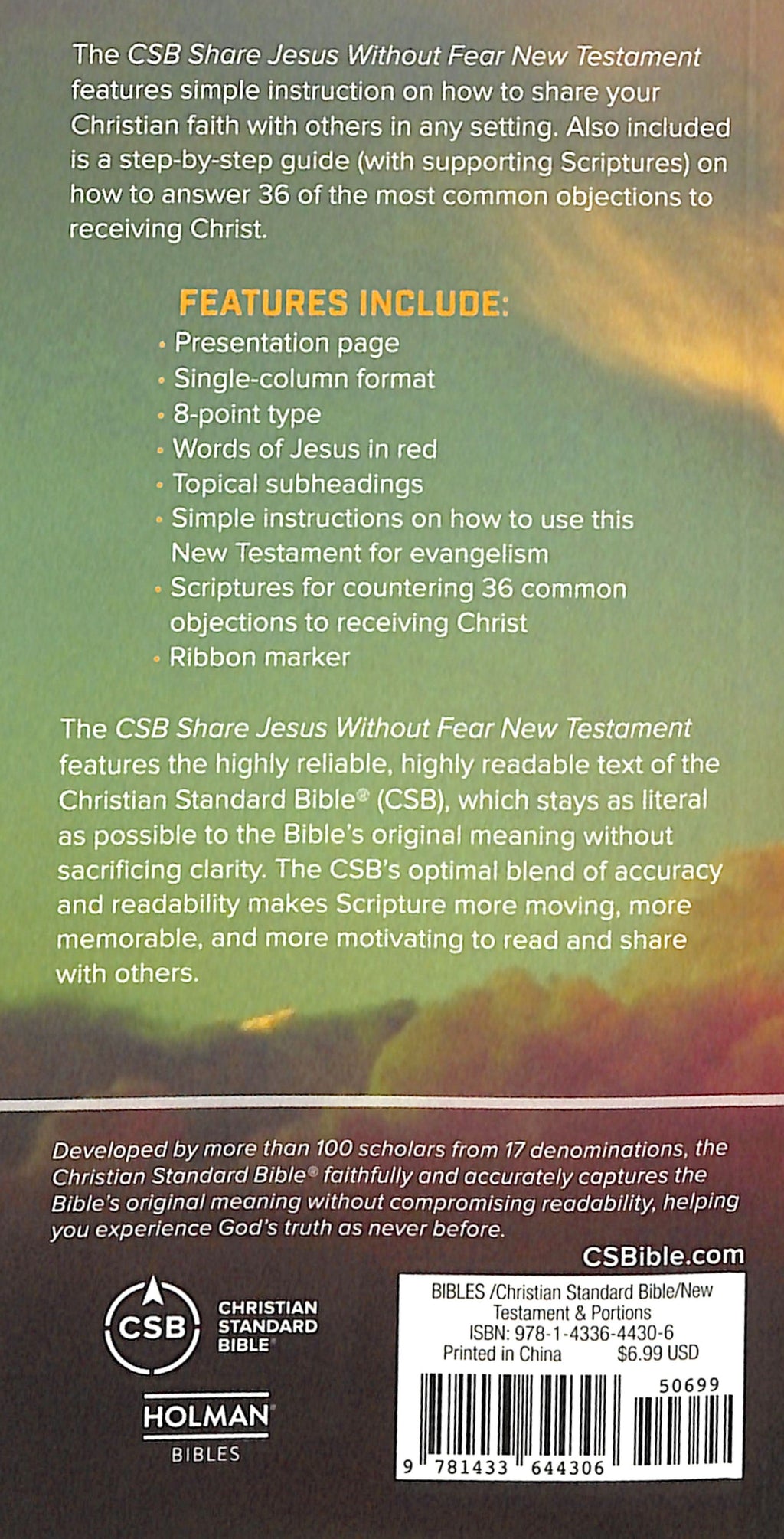 CSB Share Jesus Without Fear New Testament