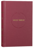 Elegant burgundy leather cover CSB Pew Bible with black letter edition