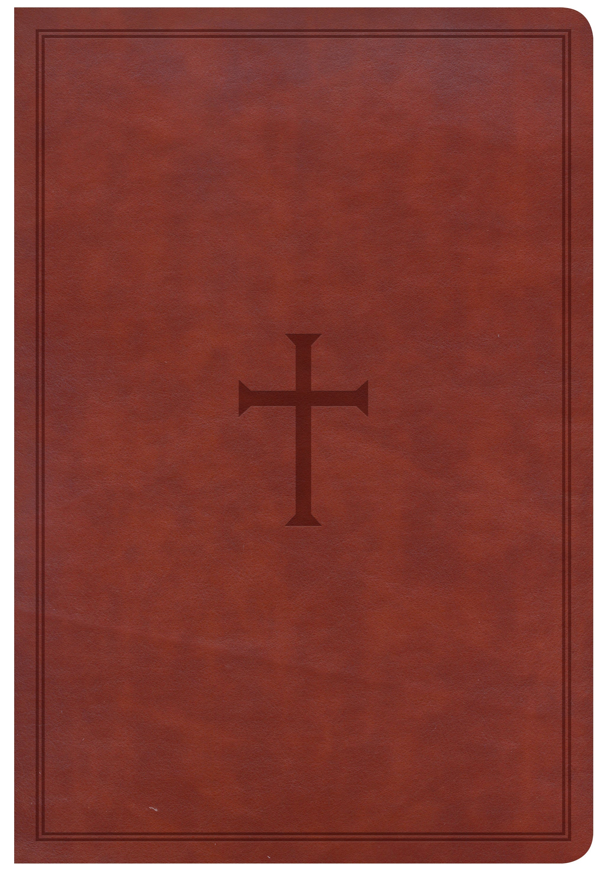 CSB Giant Print Reference Bible Brown Indexed