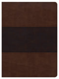 Elevate your Bible study with the Luxury CSB Apologetics Study Bible, featuring rich mahogany leather.