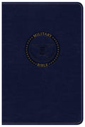 Luxury CSB Christian Standard Bible, Navy Blue with Gold Accents, High-Quality Leather Bound