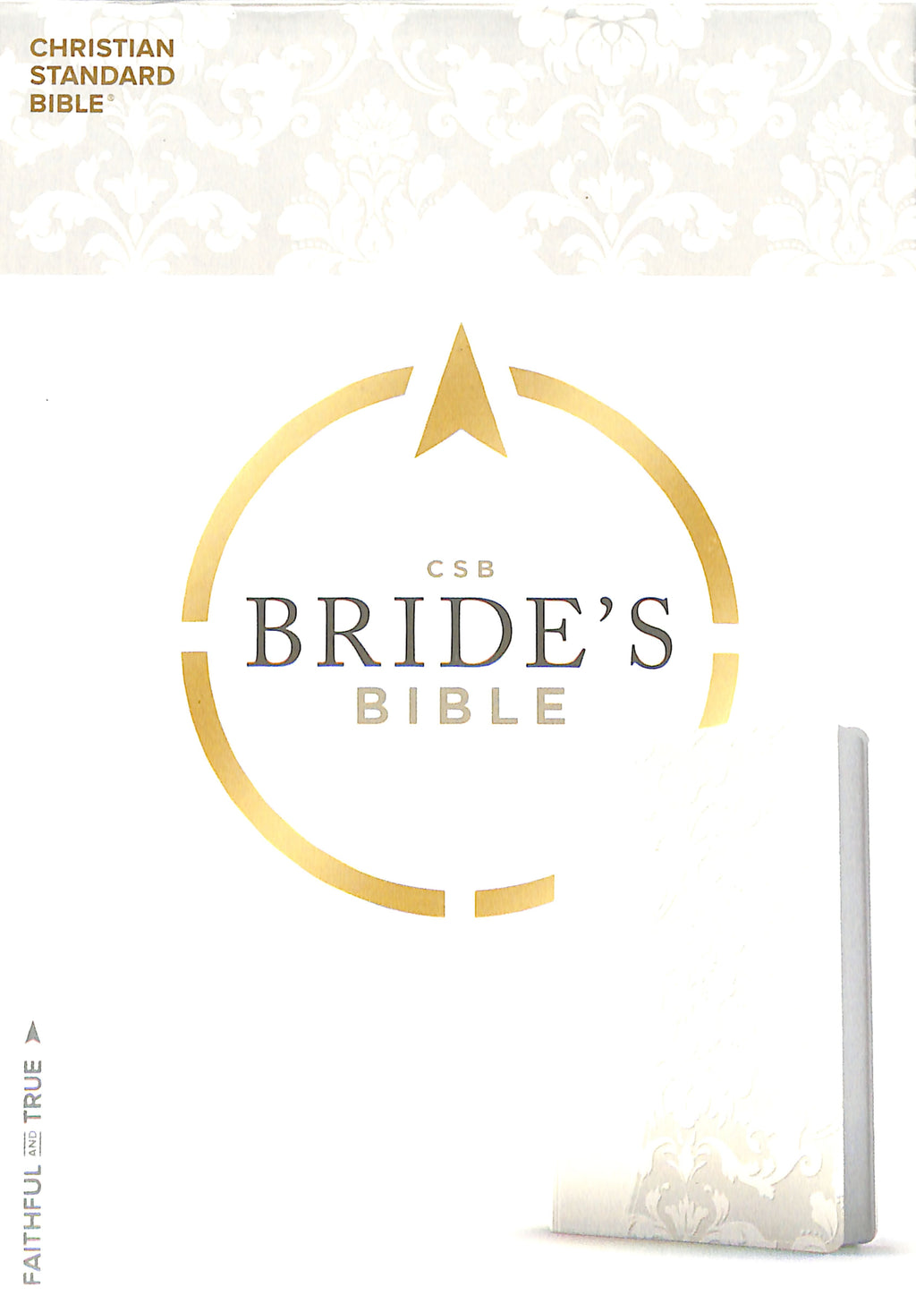 Elegant White Leathertouch CSB Christian Standard Bible, perfect for devotion and study.