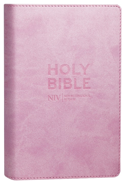 NIV Soft-Tone Bible in Pastel Pink, a compact and convenient translation
