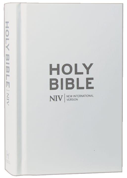 NIV Pocket White Gift Bible, a compact and beautifully designed Bible