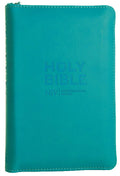 NIV Pocket Bible Cyan Soft-Tone With Zip