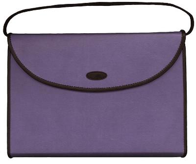 Front cover of the Lavender and chocolate NIV Thinline Bible