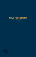 Luxury navy blue leather cover Christian Standard Bible pocket sized Bible for daily devotion and inspiration