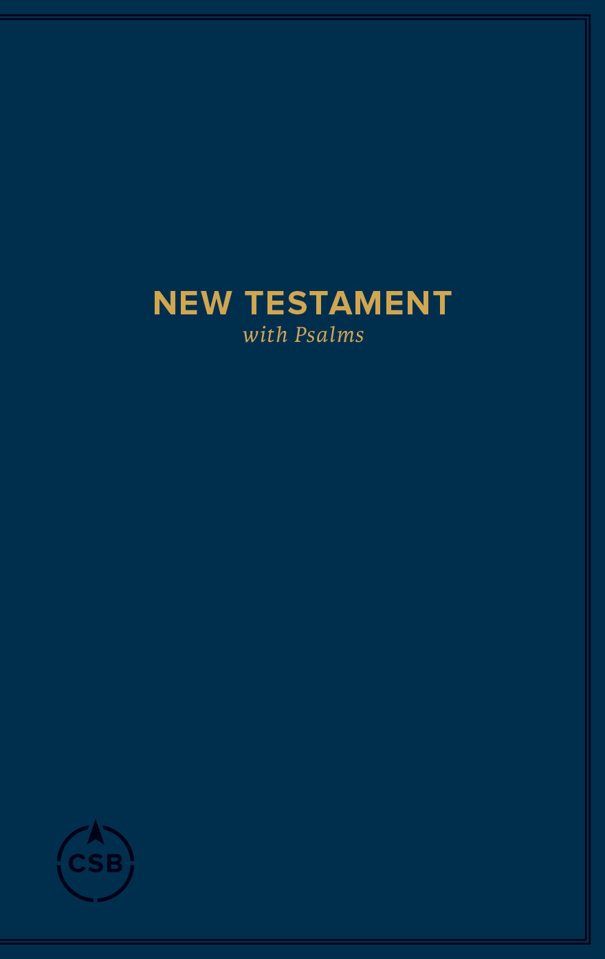Luxury navy blue leather cover Christian Standard Bible pocket sized Bible for daily devotion and inspiration