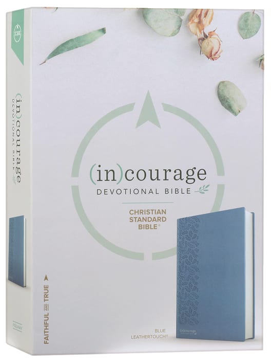 Inspirational Blue Black Letter CSB Christian Standard Bible luxury edition