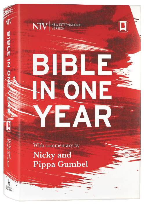 NIV Bible, One Year Study with Daily Commentary, Comprehensive Study and Reflection