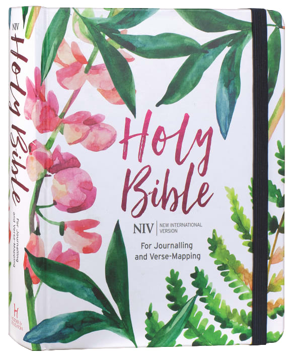 NIV Devotional Journaling Bible Floral Pink product image
