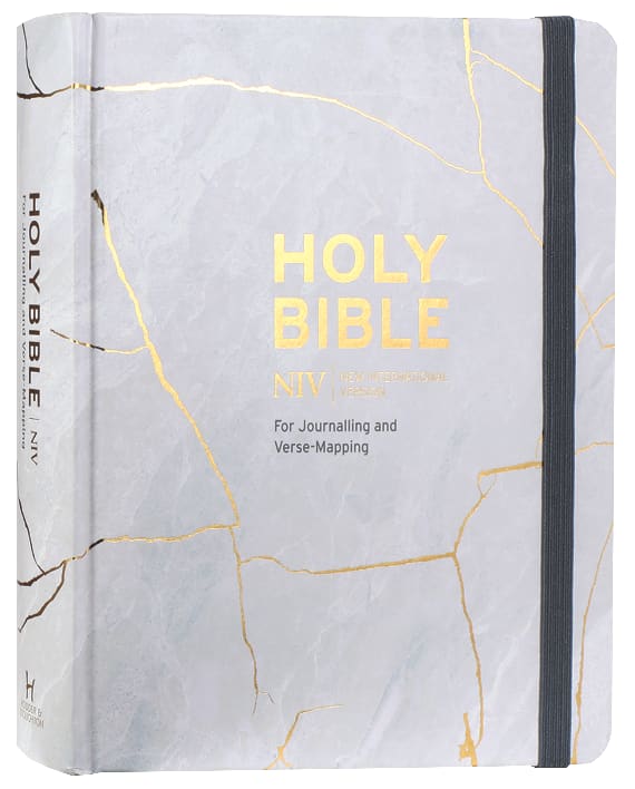 Kintsugi Grey NIV Verse Mapping Bible, a unique study Bible with verse mapping features.