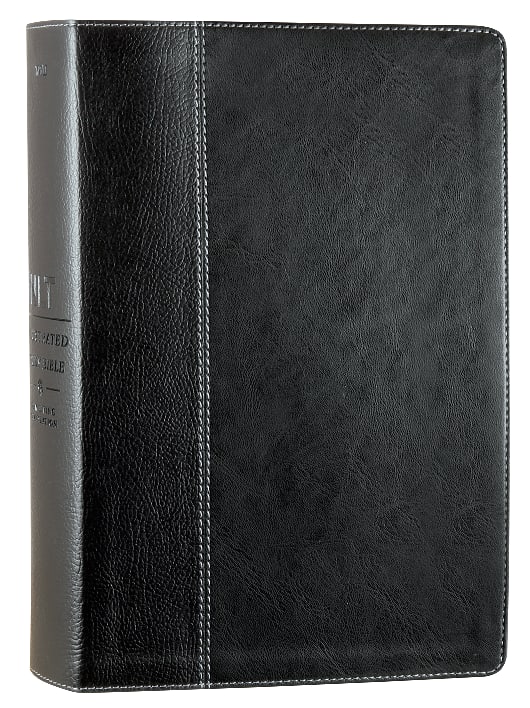 NLT Illustrated Study Bible Black Letter Edition with onyx cover
