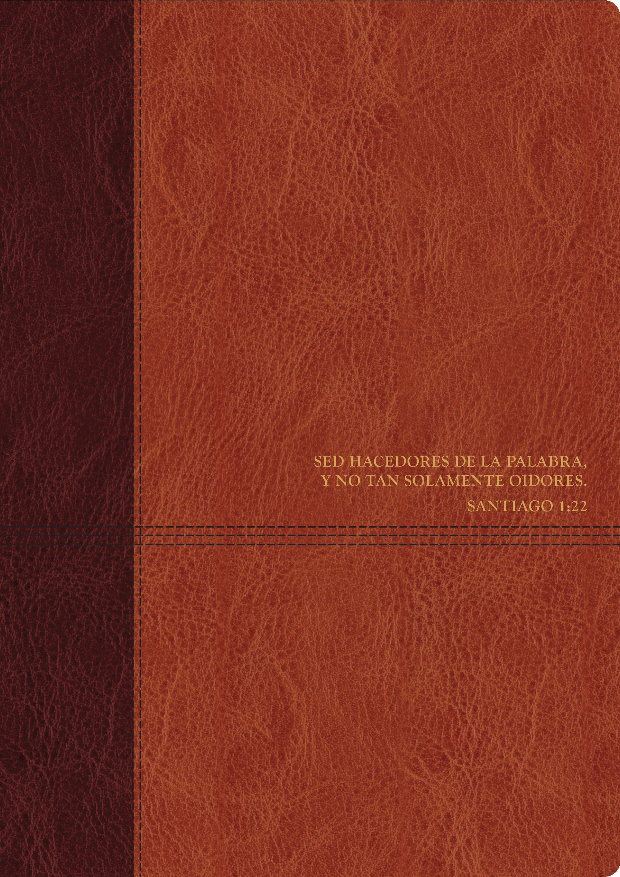 Rvr60 Biblia De Estudio Del Diario Vivir Brown/Tan Indexed (Red Letter Edition)