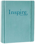 Buy NLT Bible online, NLT Inspire Bible Large Print Tranquil Blue (Black Letter Edition)