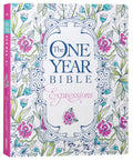 NLT One Year Bible Expressions Flora (Black Letter Edition)