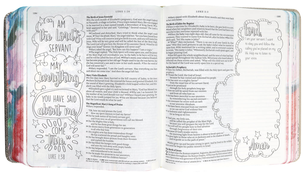 NLT Inspire Prayer Bible Metallic Champagne Gold (Black Letter Edition)