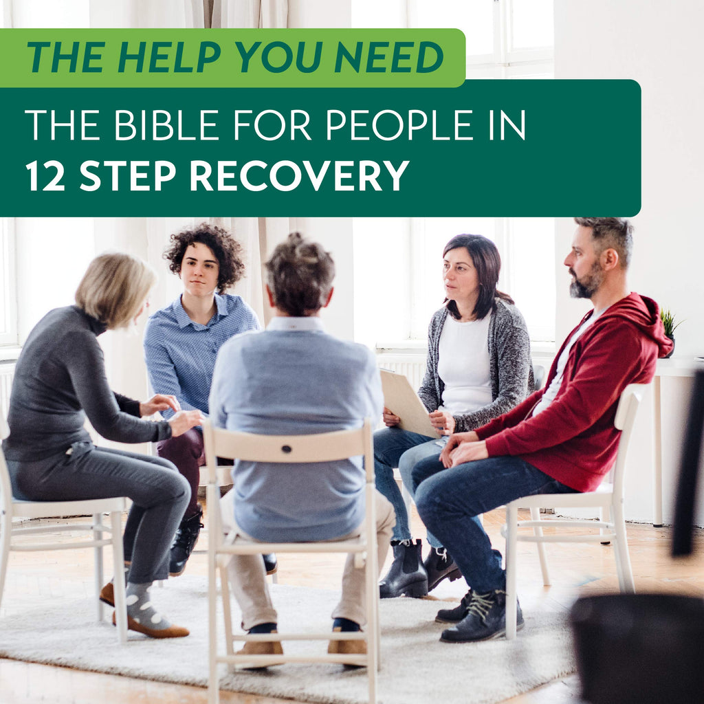 Study Bible Softcover, NLT - Life Recovery Bible, empowering readers for spiritual growth.