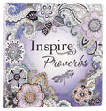NLT Inspire Proverbs journaling Bible in black letter edition for Bible study and reflection