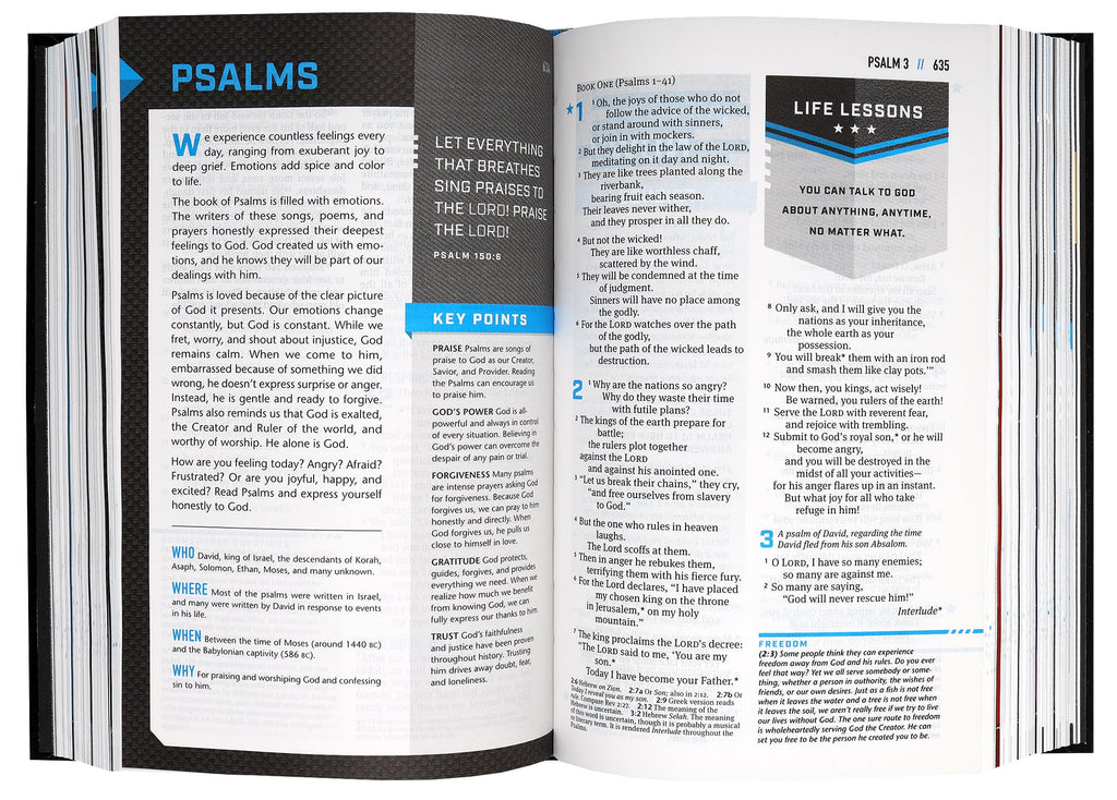 Study Bible for Boys, NLT Boys Life Application Edition