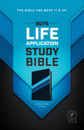 NLT Boys Life Application Study Bible Midnight Blue Black Letter Edition
