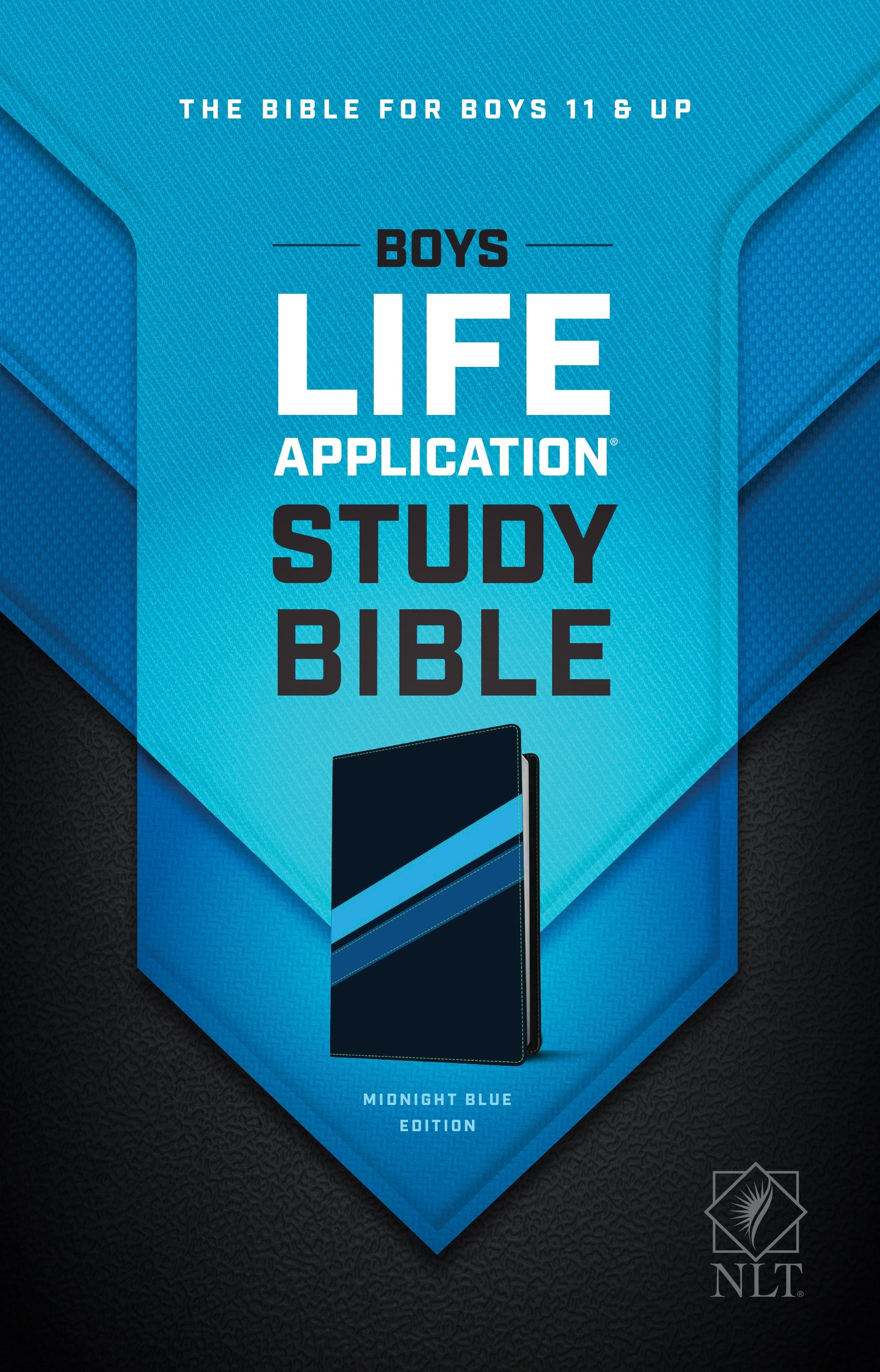 NLT Boys Life Application Study Bible Midnight Blue Black Letter Edition