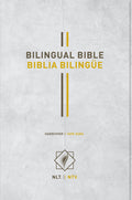 NLT/NTV Bilingual Bible in Black Letter Edition with Gray cover.