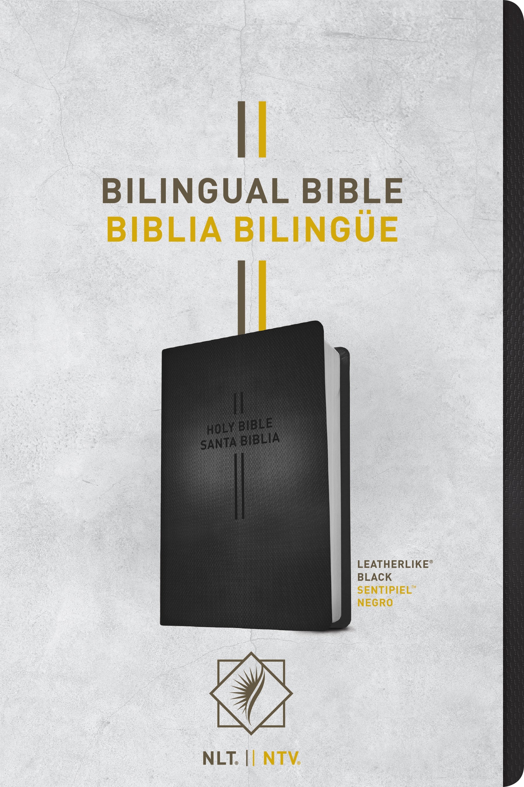 NLT/NVI Bilingual Bible in Black Letter Edition, Black, Holy Scripture