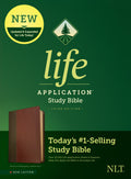 NLT Life Application Study Bible, 3rd Edition, Brown/Mahogany, Red Letter Edition, Bible study resource