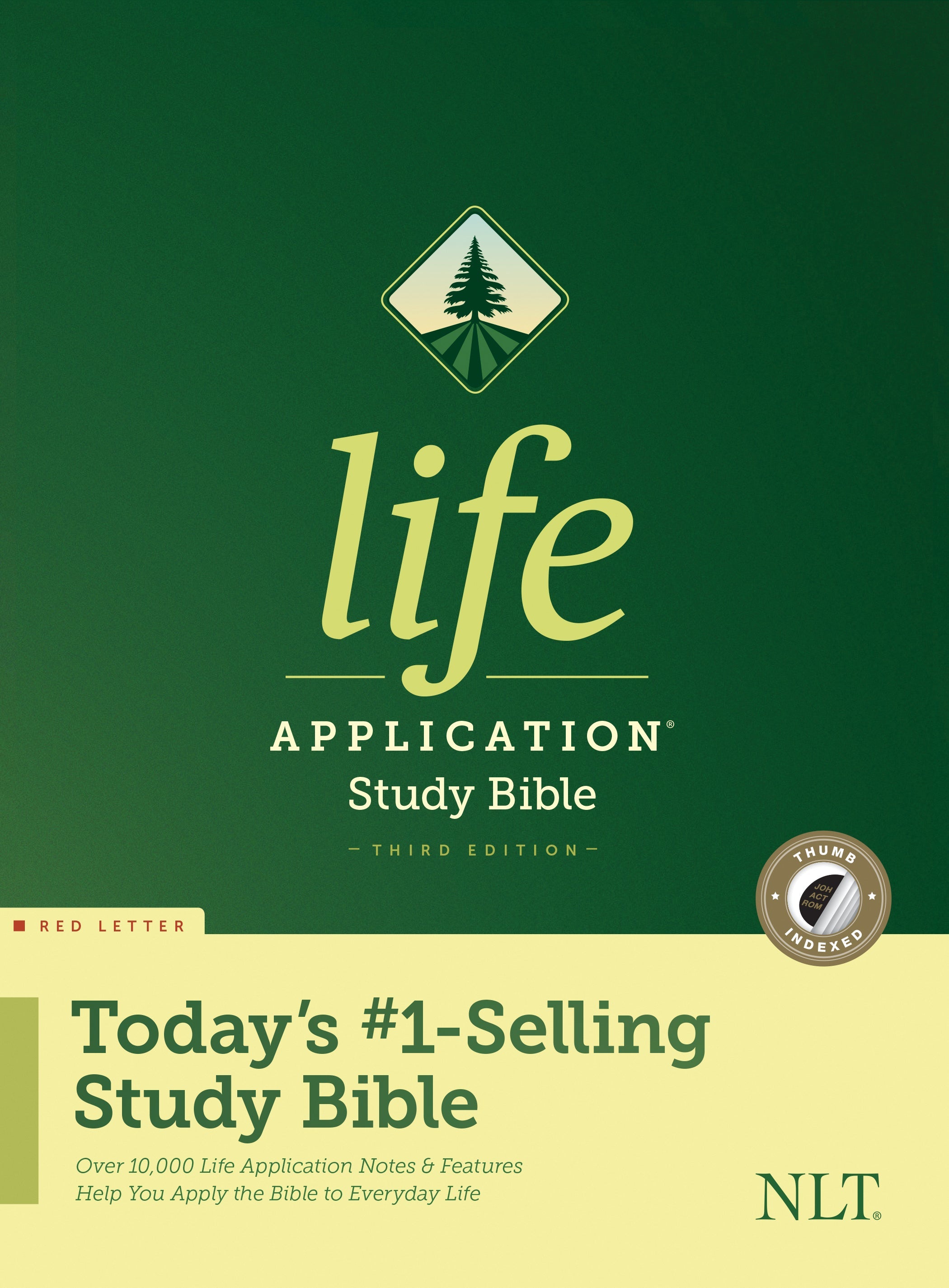 NLT Life Application Study Bible, 3rd Edition, Indexed, Red Letter Edition